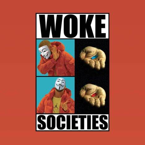 Woke Societies Gods Plan jacket red collection RISE ATTIRE