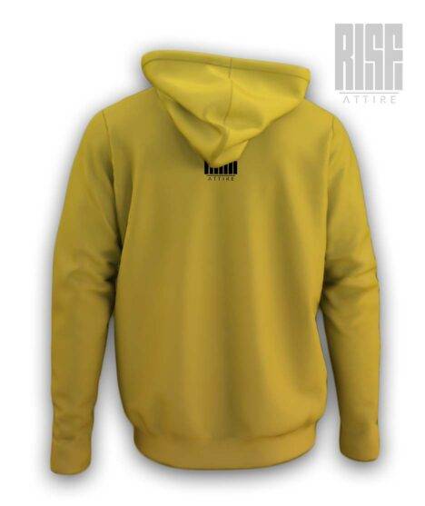 Woke Societies Gods Plan mens / unisex banana yellow pullover hoodie RISE ATTIRE