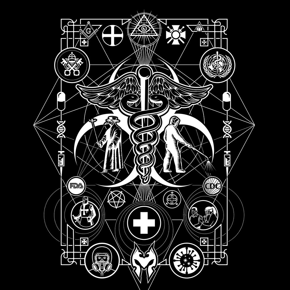 Cult of the Medics // Coat of Arms // Black // RISE ATTIRE