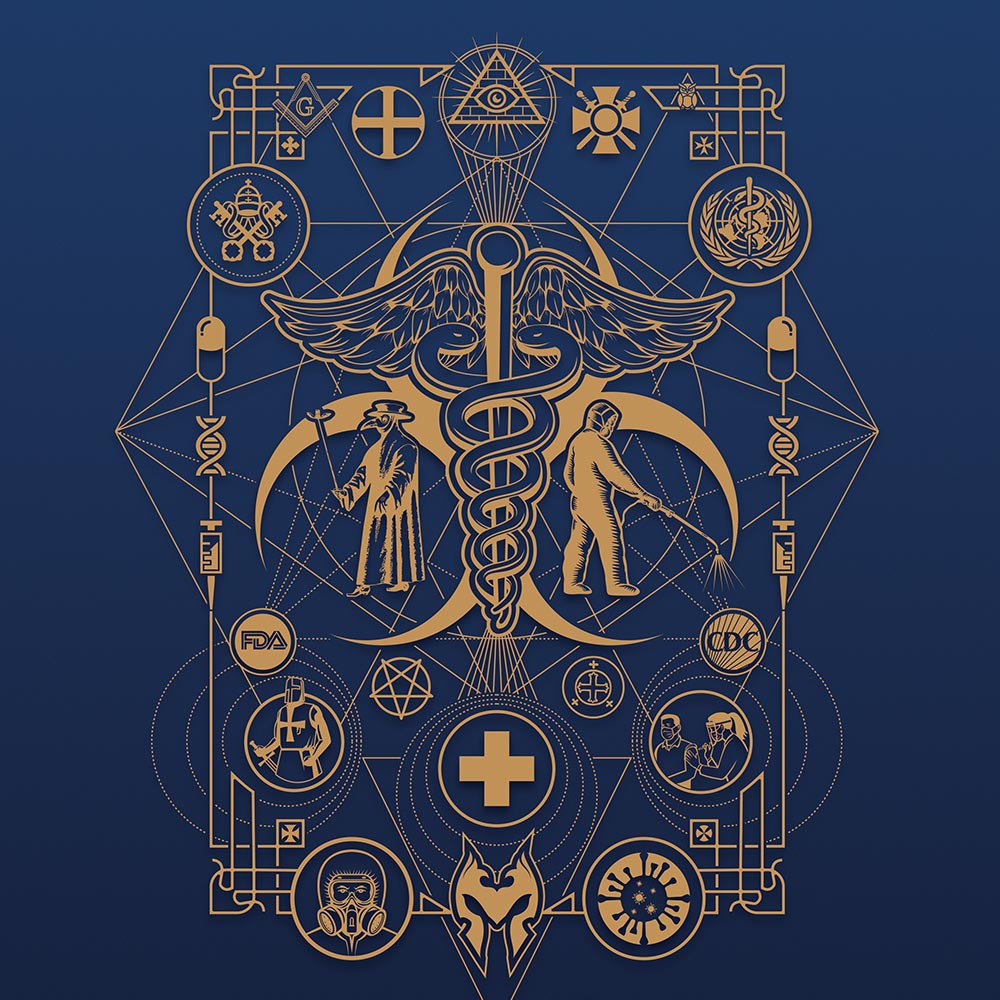 Cult of the Medics // Coat of Arms // Royal Blue // RISE ATTIRE