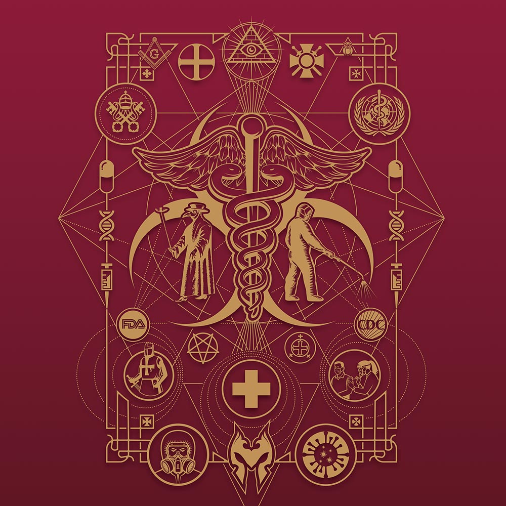 Cult of the Medics // Coat of Arms // Ruby Red // RISE ATTIRE