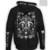 Cult of the Medics // Coat of Arms // Mens Unisex Pullover Hoodie // Black // RISE ATTIRE