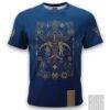 Cult of the Medics // Coat of Arms // Mens Unisex Tee // Royal Blue // RISE ATTIRE