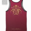 Cult of the Medics // Coat of Arms // Mens Tank Top // Ruby Red // RISE ATTIRE