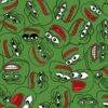Pepe Pattern / Plush Throw Blanket // RISE ATTIRE