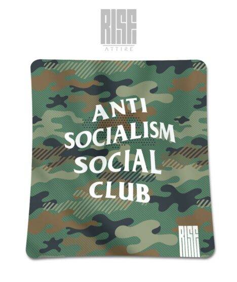Anti Socialism Social Club // CAMO // plush throw blanket // RISE ATTIRE