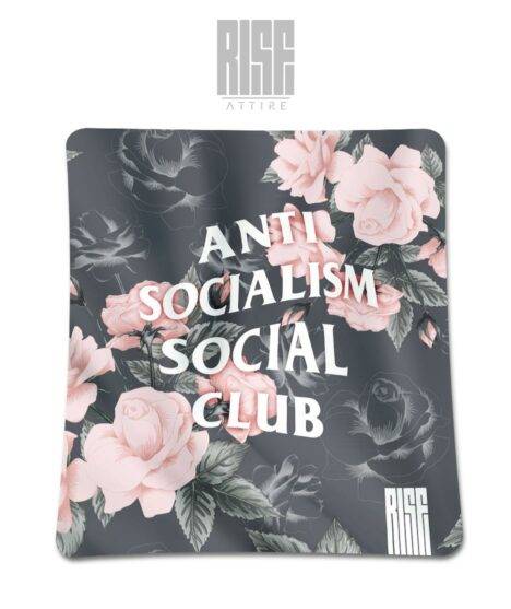 Anti Socialism Social Club // ROSES // plush throw blanket // RISE ATTIRE
