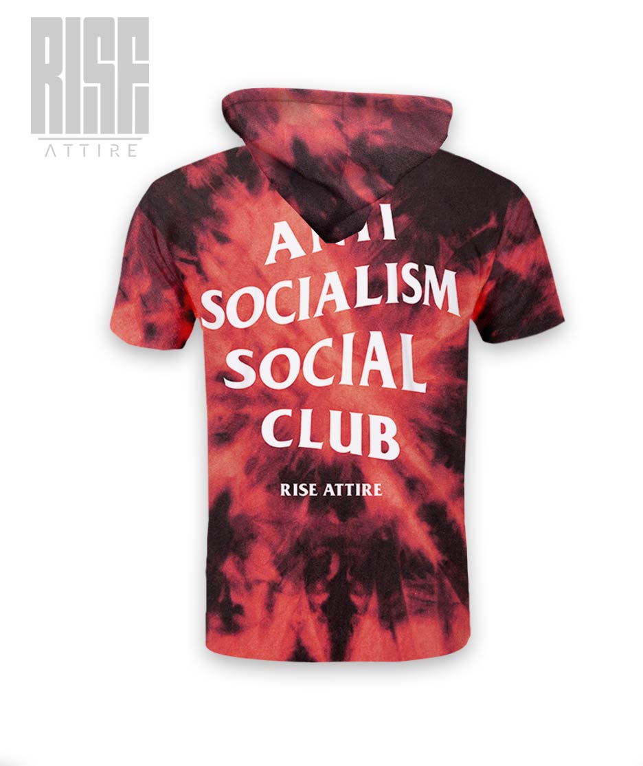 Anti Socialism Social Club // Acid Wash // hooded tee // RISE ATTIRE