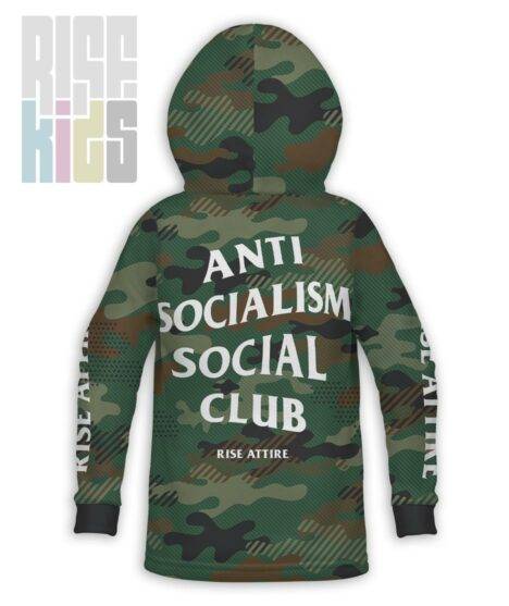 Anti Socialism Social Club CAMO // KIDS TEE // kids hoodie // RISE ATTIRE