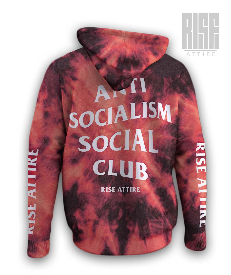 Anti Socialism Social Club // Acid Wash // mens unisex pullover hoodie // RISE ATTIRE