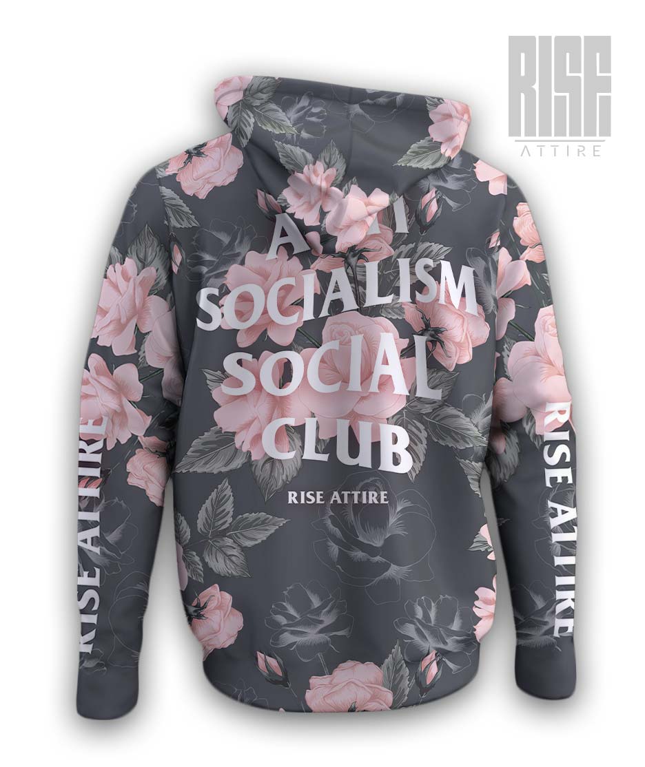 Anti Socialism Social Club // ROSES // mens unisex pullover hoodie // RISE ATTIRE