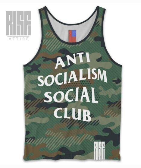 Anti Socialism Social Club // CAMO // mens tank // RISE ATTIRE