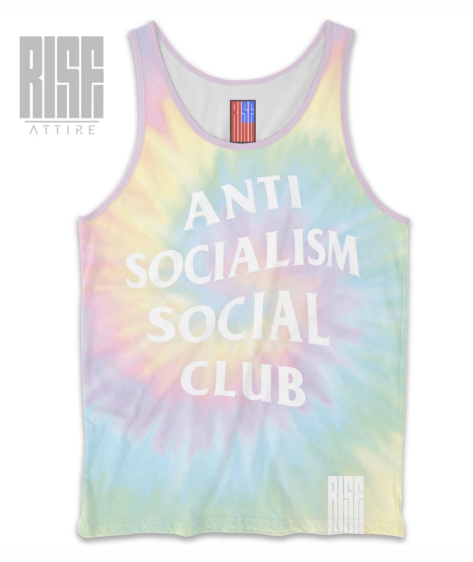 Anti Socialism Social Club // TIE DYE // mens tank // RISE ATTIRE