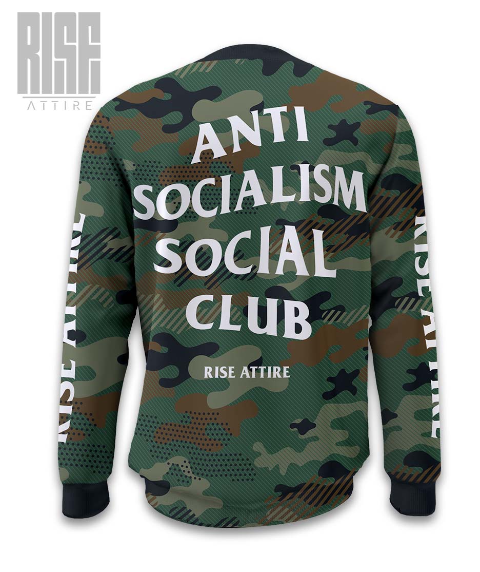 Anti Socialism Social Club // CAMO // mens sweater sweatshirt // RISE ATTIRE