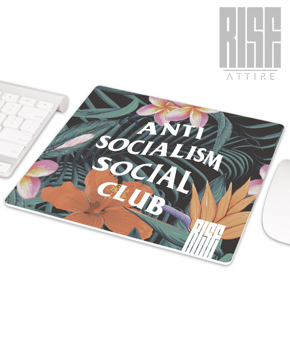 Anti Socialism Social Club // TROPICAL // mousepad mouse pad // RISE ATTIRE