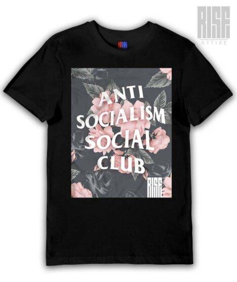 Anti Socialism Social Club // ROSES // cotton panel tee // RISE ATTIRE