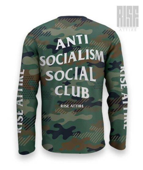 Anti Socialism Social Club // CAMO // longsleeve tee // RISE ATTIRE