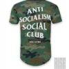 Anti Socialism Social Club // CAMO // mens unisex scoop tee // RISE ATTIRE