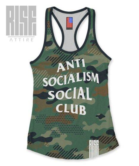 Anti Socialism Social Club // CAMO // womens tank // RISE ATTIRE
