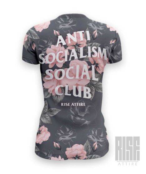 Anti Socialism Social Club // ROSES // womens v-neck tee // RISE ATTIRE