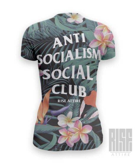Anti Socialism Social Club // TROPICAL // womens v-neck tee // RISE ATTIRE