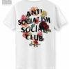 Anti Socialism Social Club FLORAL DTG Unisex Cotton Tee