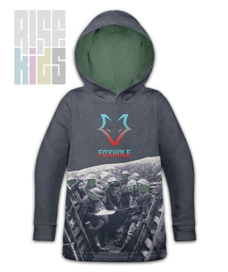 The Foxhole // RISE ATTIRE // kids pullover hoodie
