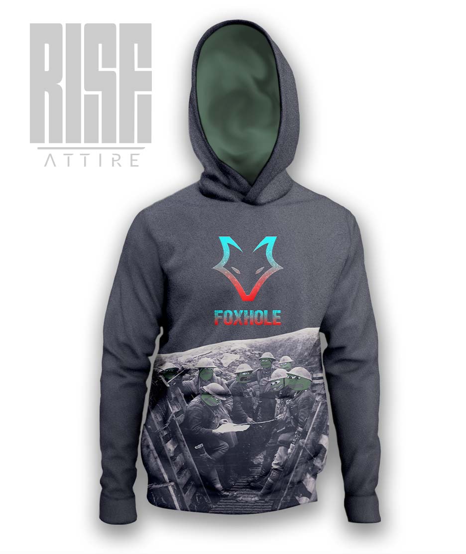The Foxhole // RISE ATTIRE // unisex pullover hoodie