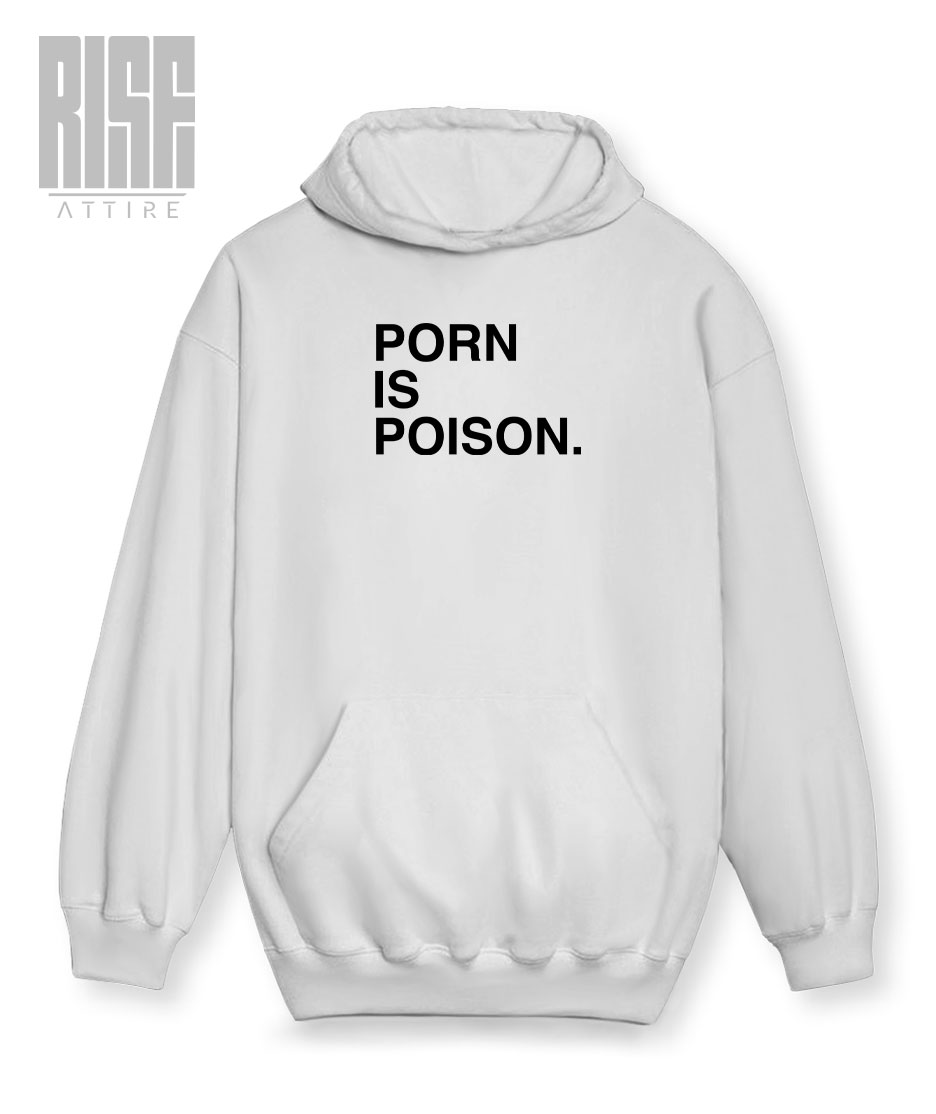 Porn Is Poison DTG Unisex Cotton Hoodie