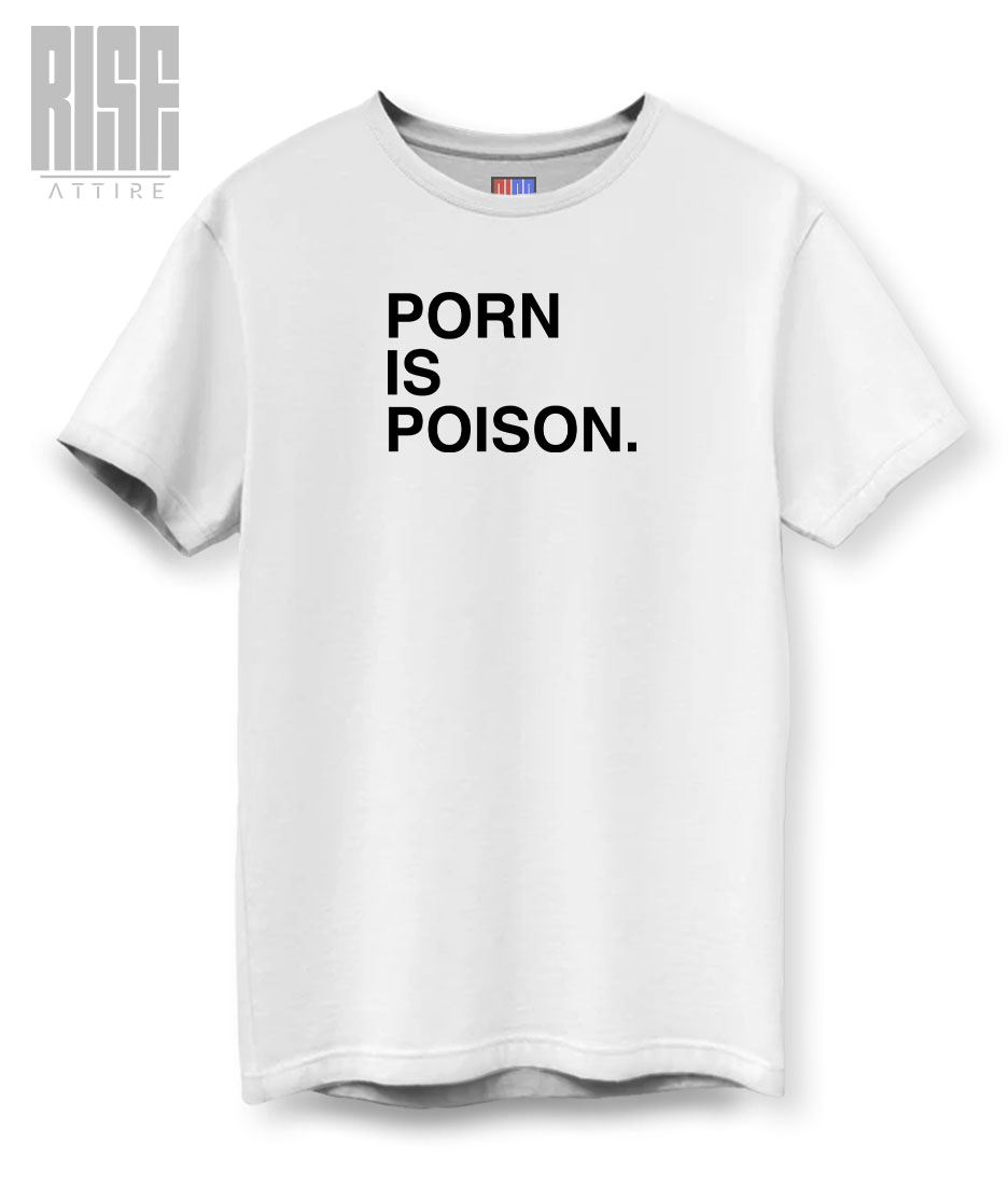 Porn Is Poison DTG Unisex Cotton Tee