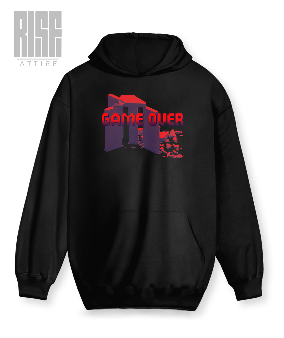 Game Over // DTG Cotton Hoodie // RISE Attire