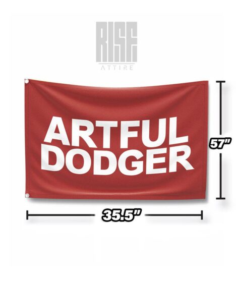 ARTUFL DQDGER FLAG // dimensions // RISE ATTIRE
