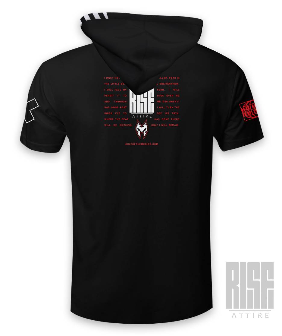 Premium Hooded Tee // FEAR NOT // Cult of the Medics // RISE Attire