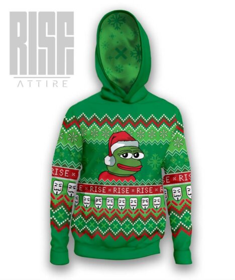 Green Christmas // Ugly Hoodie // RISE Attire