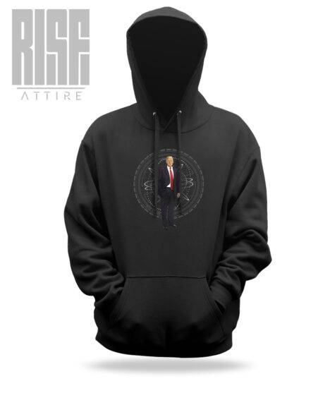 Looking Glass Trump DTG // Cotton Hoodie // RISE Attire
