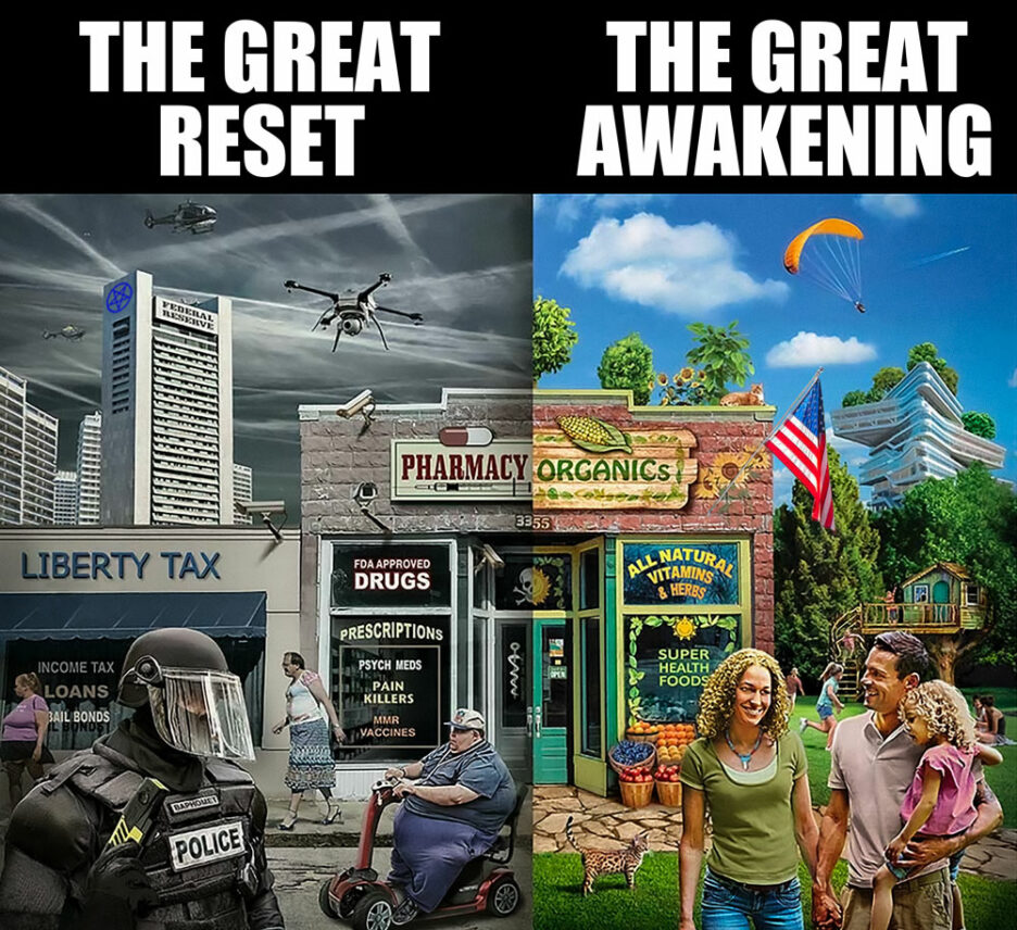 Great Reset vs. Great Awakening // #EvilFreeLife // RISE Attire