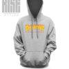 UP IN FLAMES // DTG // COTTON UNISEX HOODIE // GRAY