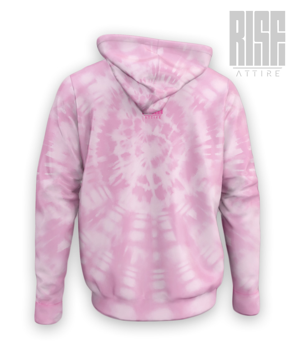 RISE ATTIRE // UP IN FLAMES PINK // PREMIUM // UNISEX PULLOVER HOODIE