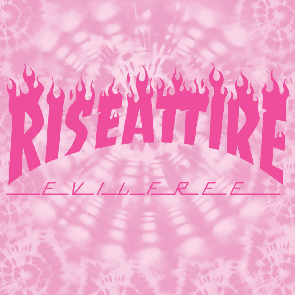 RISE ATTIRE // UP IN FLAMES PINK // DESIGN DETAIL