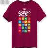 Agenda 2030 // RISE ATTIRE // DTG COTTON TEE RED