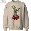 Archangel Pepe // RISE ATTIRE // DTG COTTON CREWNECK SWEATER SWEATSHIRT // SAND