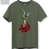 Archangel Pepe // RISE ATTIRE // DTG COTTON TEE ARMY GREEN