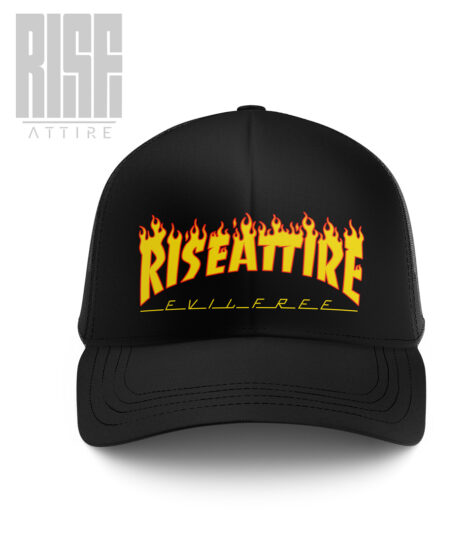 Up In Flames // Trucker Hat // Cap // RISE ATTIRE