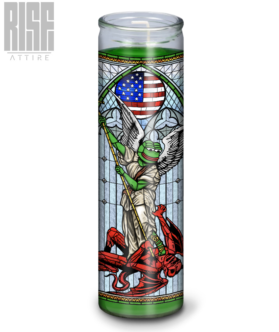 RISE // ARCHANGEL PRAYER CANDLE // FRONT