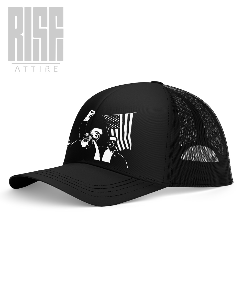 FIGHT // Classic Trucker Hat // RISE ATTIRE