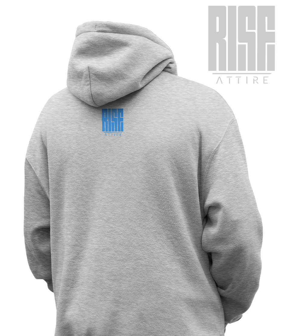 FIGHT2 // DTG COTTON UNISEX PULLOVER HOODIE // GRAY