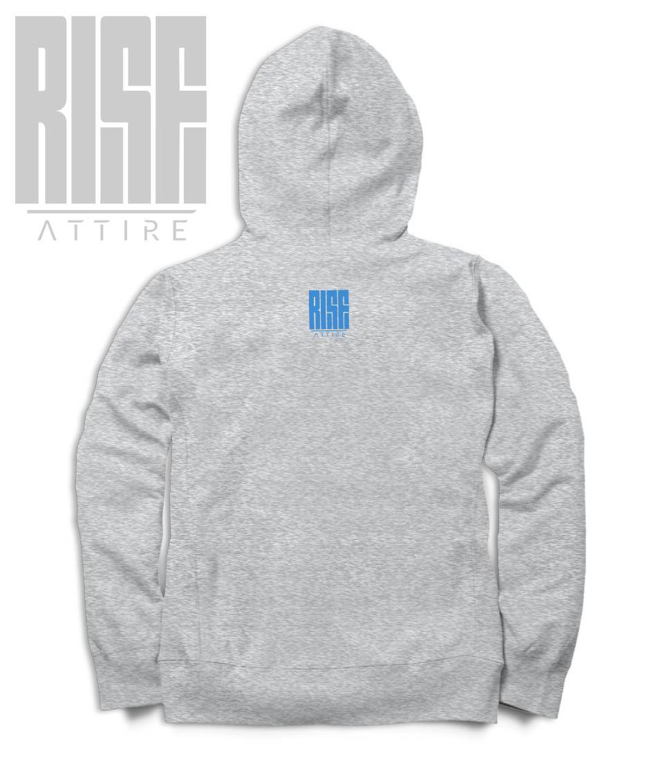 FIGHT2 // DTG COTTON UNISEX PULLOVER HOODIE // GRAY