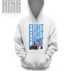 FIGHT2 // DTG COTTON UNISEX PULLOVER HOODIE // WHITE