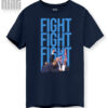 FIGHT2 // DTG COTTON UNISEX TEE // Navy Blue