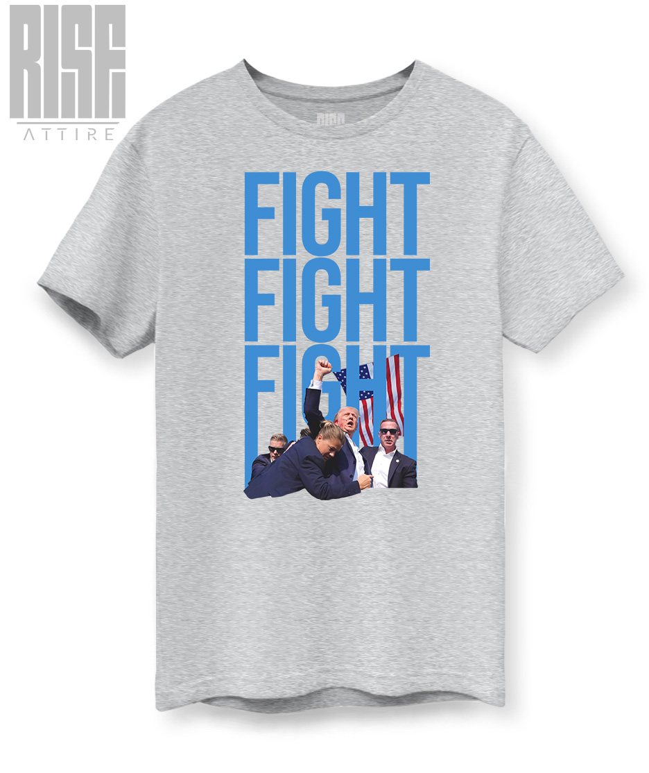 FIGHT2 // DTG COTTON UNISEX TEE // Gray